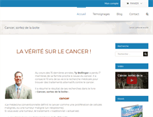 Tablet Screenshot of cancersortezdelaboite.com